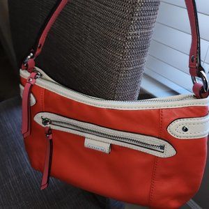 COACH leather pouch bag